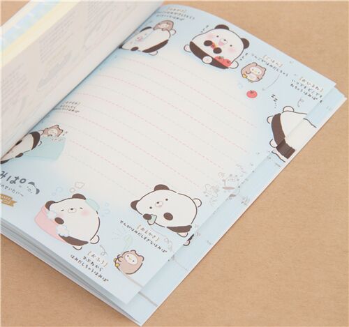 hamipa panda and apple memo pad by San-X 4