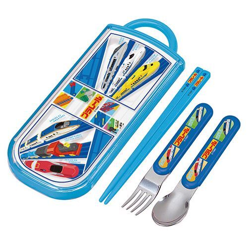 handy train Bento spoon fork Chopsticks case