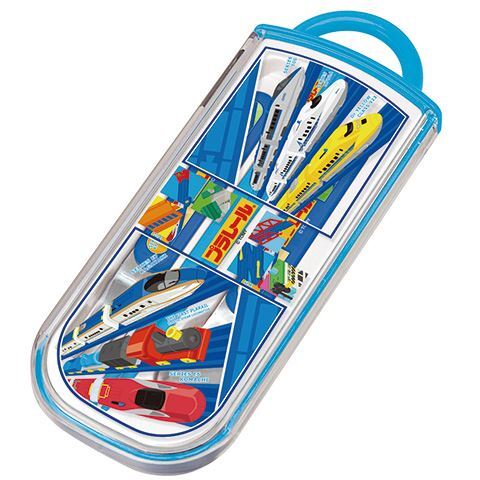 handy train Bento spoon fork Chopsticks case 2