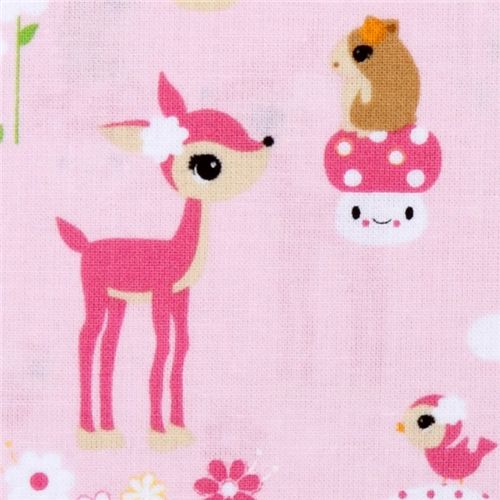 kawaii Stoff Rehlein Hamster Toyland Robert Kaufman 1