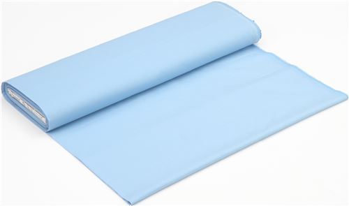 Rimanenza di (27 x 143 cm) - tessuto organico celeste tinta unita Copenhagen Print Factory  4