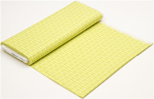 light green mini tulips fabric Realizzato da Michael Miller USA 3