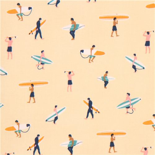 tessuto giallo surfisti tavole da surf Dear Stella USA Tessuto