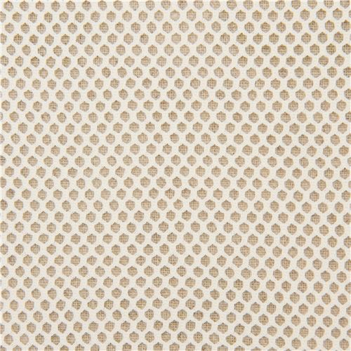 Chutes de tissu de (14 x 142 cm) - Tissu résille léger crème 1