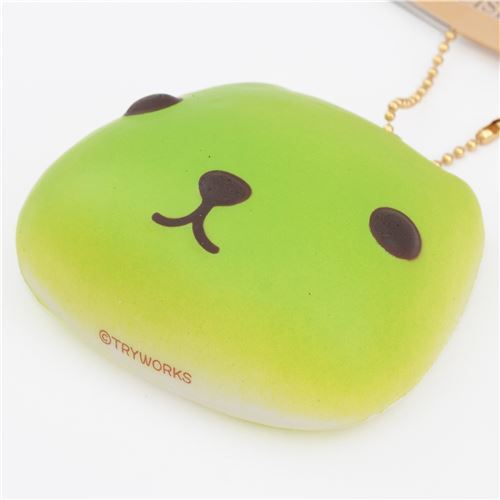squishy panino Kapibarasan verde acido  4