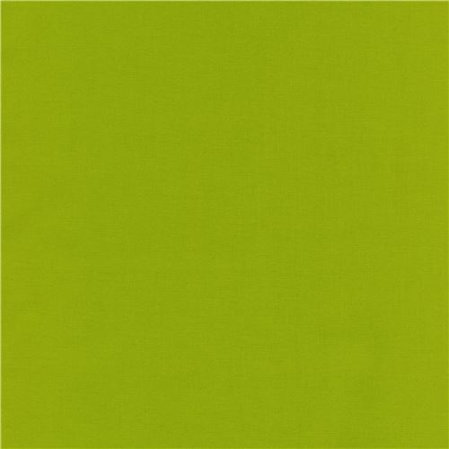 Tissu lamin uni vert citron Kona Cotton Slicker par Robert Kaufman Tissu