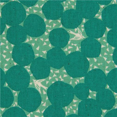 tessuto verde pois blu scuro cotone lino laminato lenzuola echino Tessuto