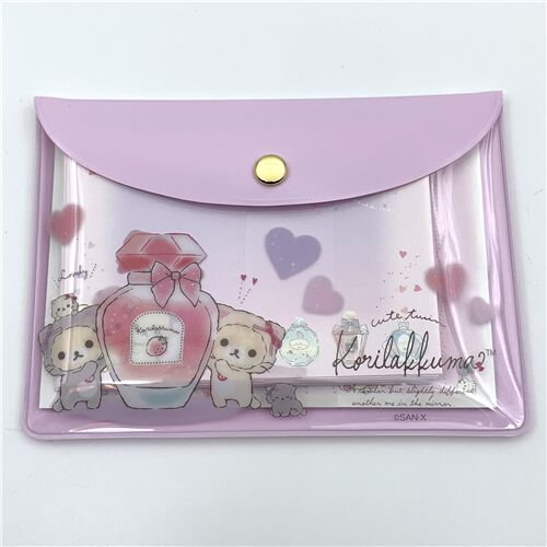 set mini carta da lettere buste Korilakkuma and friends San-X 6