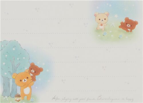 mini memo pad with Kogumachan and Rilakkuma by San-X 5