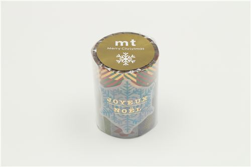 mt Washi Klebeband Dekoband Set Streifen Juwel Baum 3 St�ck Merry Christmas 5