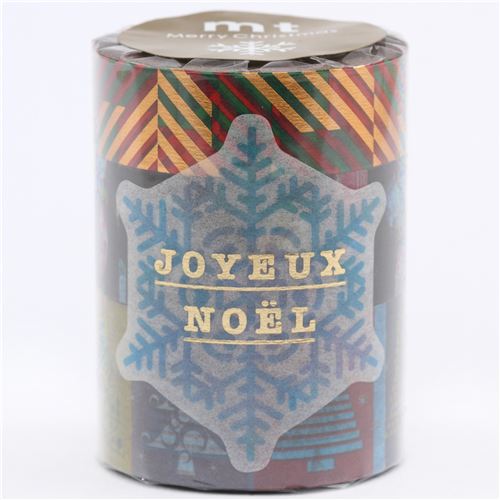 mt Washi Klebeband Dekoband Set Streifen Juwel Baum 3 St�ck Merry Christmas 2