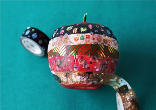 mt Washi Klebeband Dekoband Set Streifen Juwel Baum 3 St�ck Merry Christmas 15