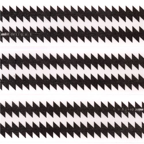 mt Washi Tape deco tape zigzag pattern 1
