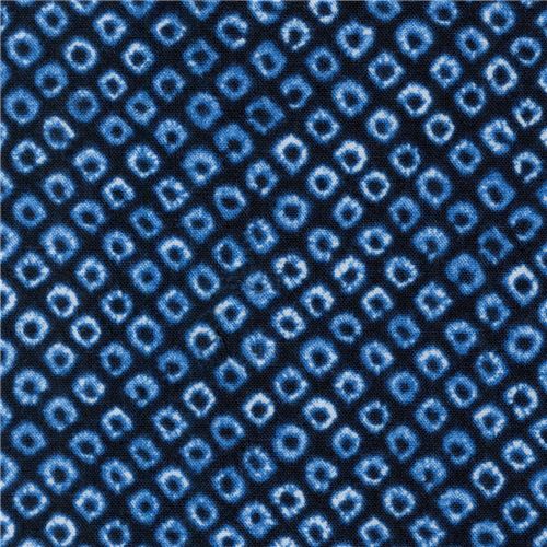 navy blue fabric with mini diamond pattern by Robert Kaufman Fabric