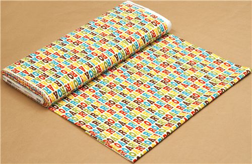 off-white fabric lion roar by Robert Kaufman 3
