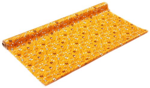 orange-yellow Gudetama funny yolk cracked egg laminate fabric Sanrio Japan 3