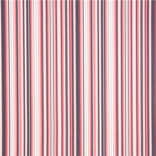 pale rosa grey and white stripes fabric Realizzato da Michael Miller 2