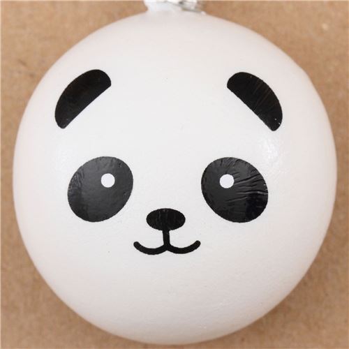 panda bear bun squishy kawaii
