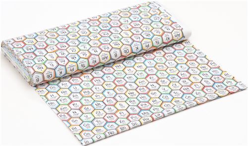 Resto de 45 cm - Tela con tabla peri�dica de Robert Kaufman 3