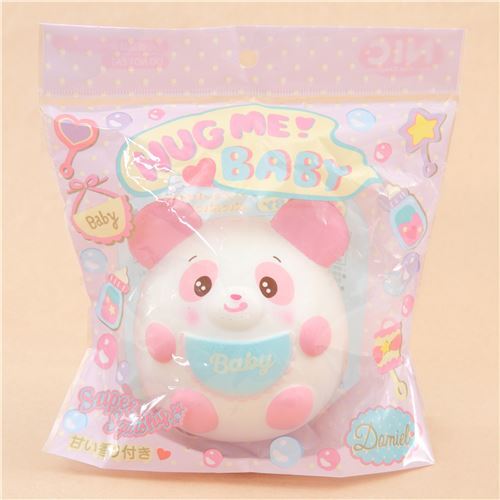 pink Hug Me Baby panda squishy by NIC 4