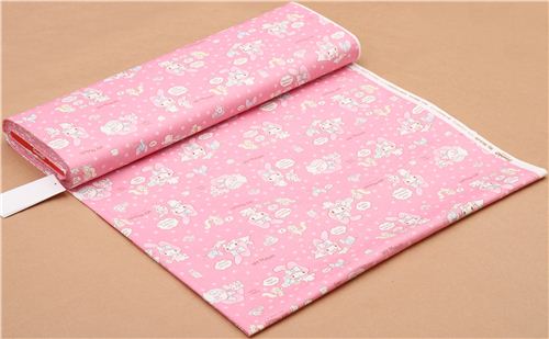 pink My Melody bunny tea plush toy Sanrio oxford fabric from Japan 0