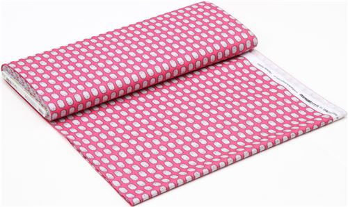 Rimanenza di (34 x 112 cm) - tessuto rosa Robert Kaufman porcospini Suzys Minis 3