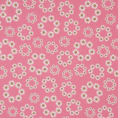 rosa Gänseblümchen Stoff USA Designer Robert Kaufman 2