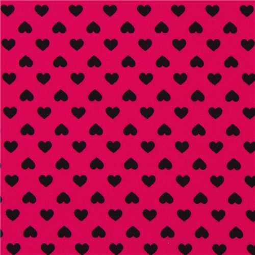 pink hearts fabric dal Giappone2