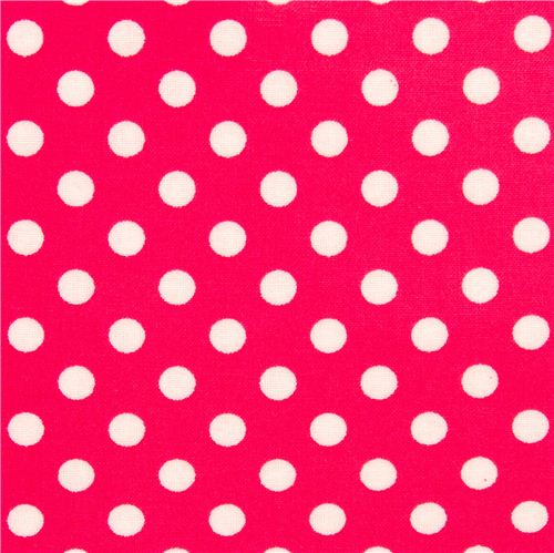 pink polka dot laminate fabric Prodotto realizzato da Cosmo dal Giappone2