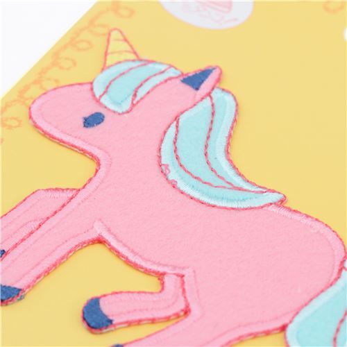 Patch thermocollant reprsentant une licorne rose - 1 pice 2