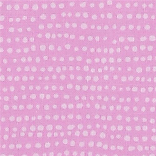Rosa Chewing Gum Paesaggio Lunare Base Con Puntini Irregolari Tessuto