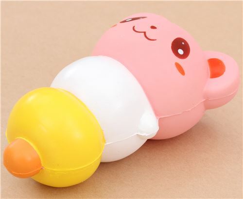 pink white yellow mouse animal scented squishy kawaii LeiLei Squishy 3