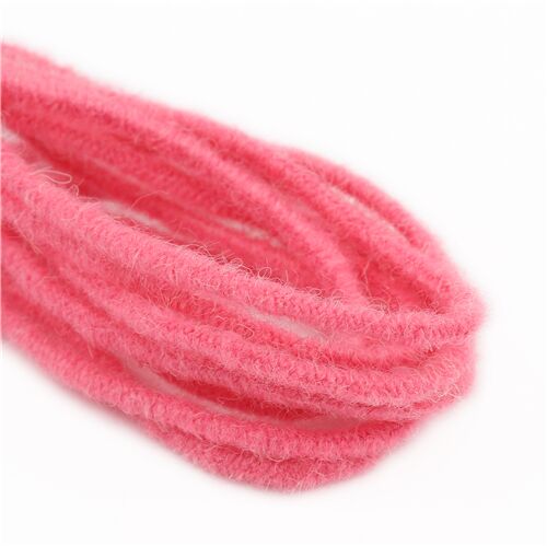 pink wool elastic cord 1m from Japan
