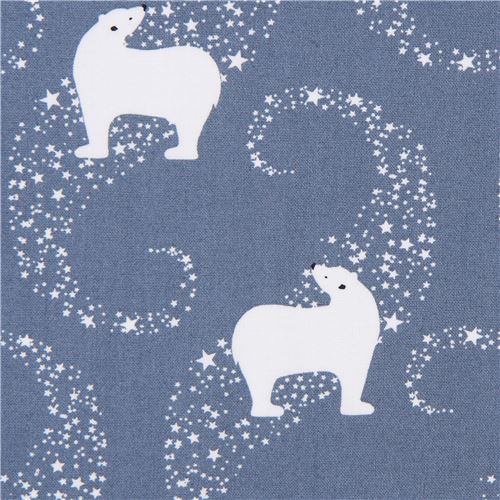polar bear Michael Miller fabric Fabric