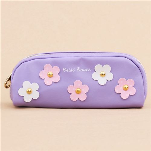 astuccio viola fiori bianchi rosa Mind Wave
