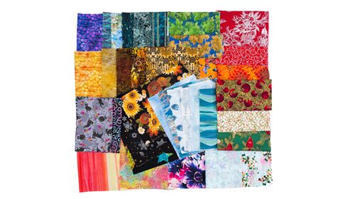 Lote de telas un cuarto de kilo retazos para quilting restos 3