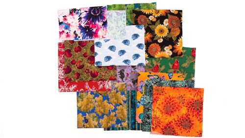 Lote de telas un cuarto de kilo retazos para quilting restos 4