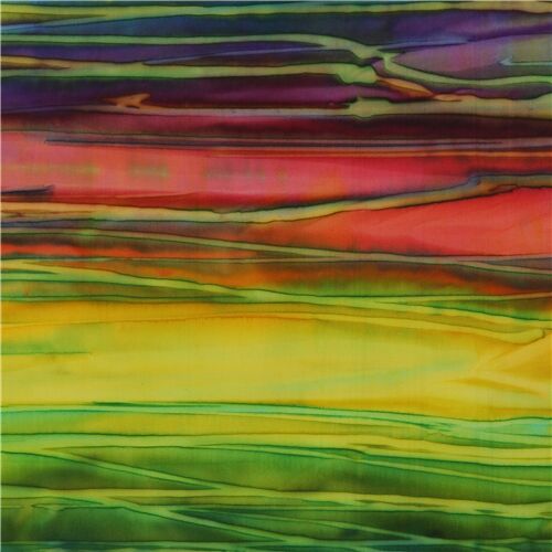 Regenbogen Robert Kaufman Batik Streifen Stoff