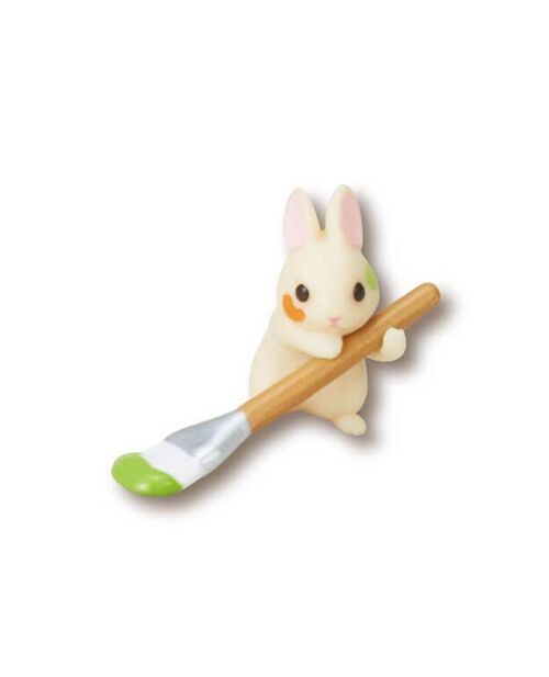 random bunnies painting Gashapon capsule toys 3