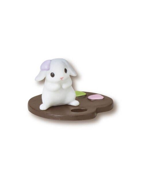 random bunnies painting Gashapon capsule toys 8