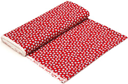red Timeless Treasures sailor fabric with anchors USA 3