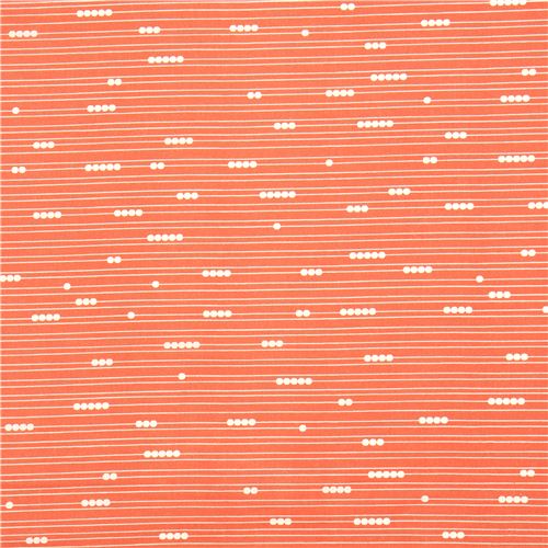 red birch organic fabric from the USA lines and dots 2