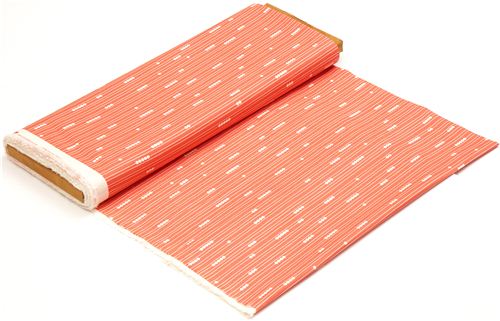 red birch organic fabric from the USA lines and dots 3