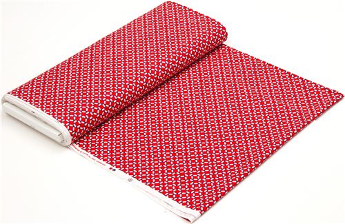 roter maritimer Stoff mit Rettungsringen Michael Miller   3