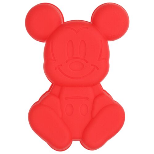 Moule en silicone rouge avec Mickey Mouse