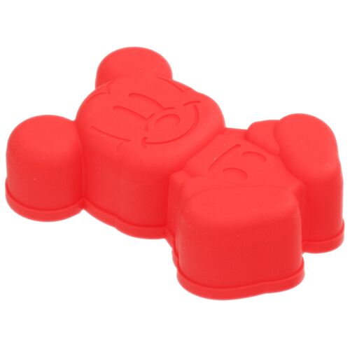 Moule en silicone rouge avec Mickey Mouse 2
