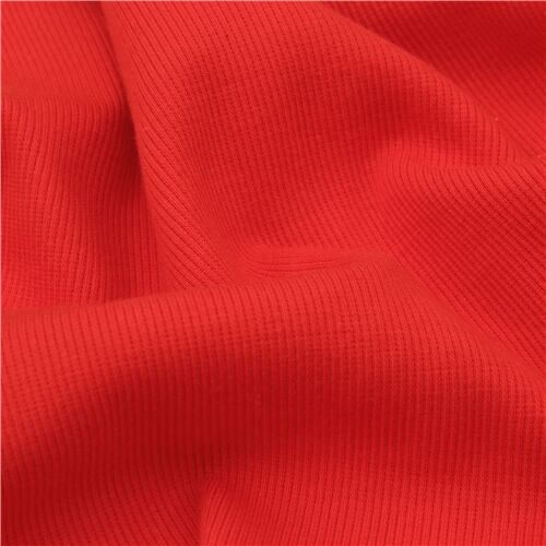 Roter gerippter schlauchförmiger Baumwollstoff Stoff