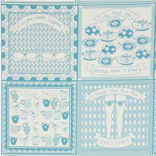 Carrés Rétro De Sous-Vêtements Bees Knees Tissu