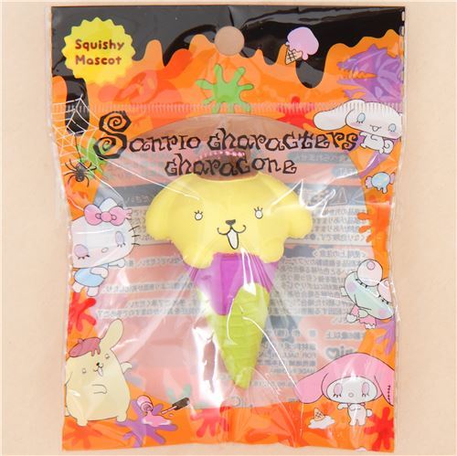 Squishy en forma de helado de cucurucho con Pompompurin de Sanrio para Halloween 4
