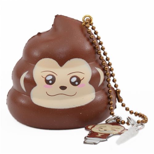 Squishy perfumado edición limitada caca caquita marrón cara de mono Creamiicandy 2